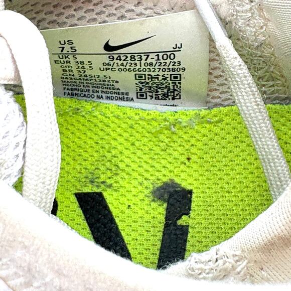 Nike Free RN 2018 Running Shoes 7.5 White 942836-100 Sneakers - Picture 6 of 6